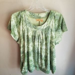 North Crest women's plus Sage top 2x